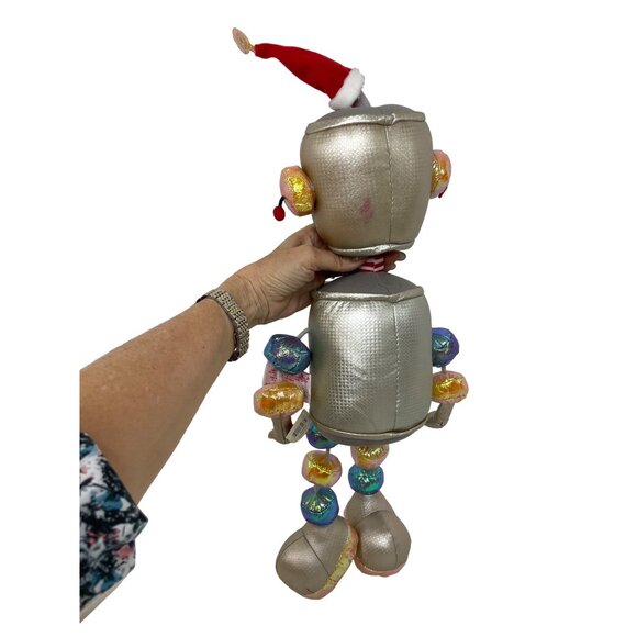 Vintage Bleap the Robot Christmas Holiday Plush Toy 22” Tall Russ Berrie - Picture 5 of 16